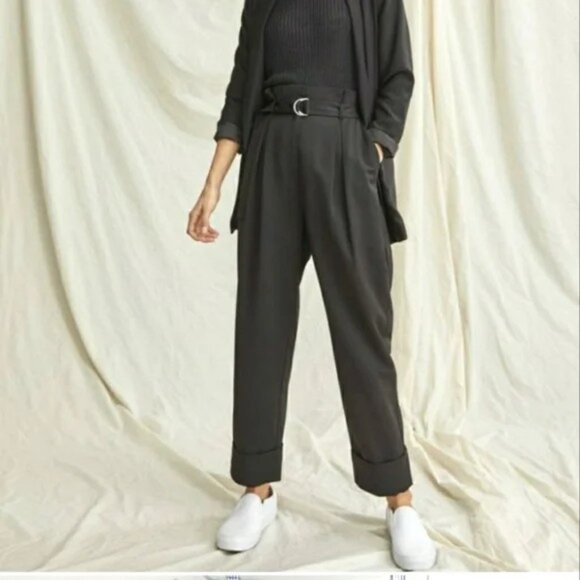 Elizabeth and James Pants - Elizabeth and James Black Pleated Pants Size 12
